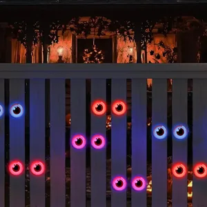 Φώτα LED ματιών Halloween, τρομακτική διακόσμηση πάρτι για νυχτερινή ατμόσφαιρα.