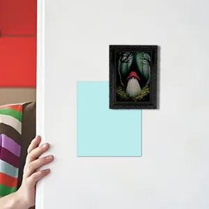 Halloween 3D ghost mushroom fridge magnet photo frame, decorative magnetic memo note holder.
