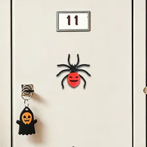 3D spider Halloween magnetic refrigerator sticker for spooky holiday party home decor items