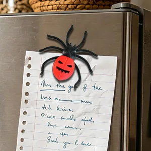 3D spider Halloween fridge magnet decorative magnetic sticker for home party holiday decor spooky
