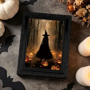 Halloween 3D magnetic photo frame fridge sticker decorative holiday memo sticker spooky decor