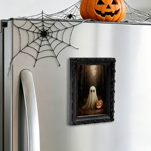 Halloween 3D fantasma adesivo magnetico per frigorifero cornice foto spaventosa decoro