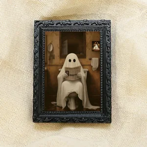 Halloween 3D geest magnetische fotolijst koelkast sticker grappige griezelige magneet