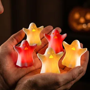 Halloween ghost LED night light cute glowing party decoration spooky ambient lamp home decor