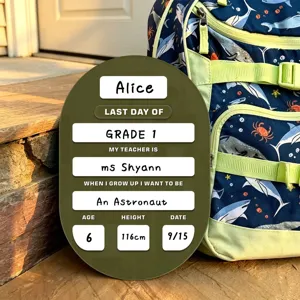 Gepersonaliseerd acryl bord eerste schooldag schoolbord voor kinderen foto rekwisiet