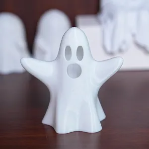 Weißer Geist Figur Halloween Dekoration gruselige Party Tisch Ornament süße Geisterstatue