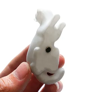 3D printed cute cat fridge magnet white resin magnetic sticker for kitchen home decor memo holder