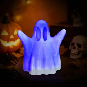 Halloween leuchtender Geist Ornament LED Party Tischdekoration Gruselig Festival Requisite