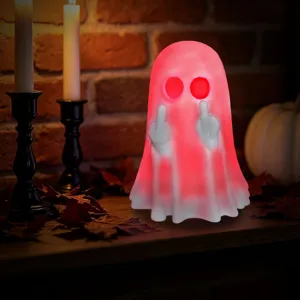 LED leuchtendes Geist Nachtlicht Halloween Party Dekoration gruselige Tisch Deko gruselig