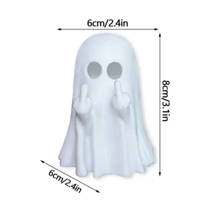 Halloween leuchtend Geist Figur Tischdekoration 3D gedruckt Neuheit Partydeko 8cm