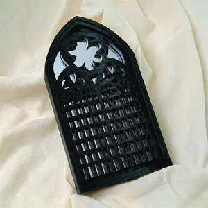 Gothic window mirror black arch mirror vintage wall decor gothic home decor 3D printed
