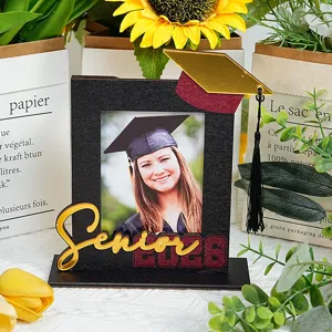 Cornice per foto di laurea in legno 2026 supporto da scrivania decorazione regalo