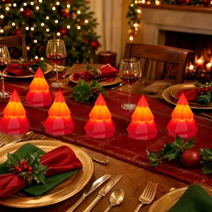 LED oplichtende 3D kerstboom ornament lamp voor feestelijke vakantie feest decoratie.