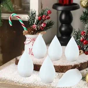 Natale 3D LED goccia lampadina luminosa decorazione per festa festiva soprammobile.