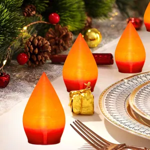 Luce notturna LED albero di natale ornamento luminoso festa decorazione tavolo dettaglio