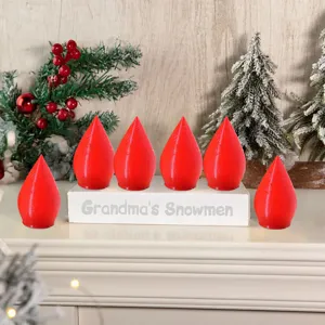 Set di ornamenti decorativi per lampadine LED di Natale per feste e decorazioni domestiche.
