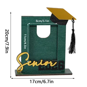 Bellissima cornice per foto di laurea in legno decorazione da tavolo per classe 2026