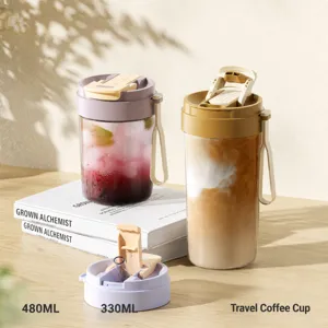 Tritan Portable Water Bottle Summer Outdoor Sports Drinking Cup With Straw And Filter Large Capacity Drinkware