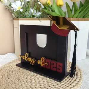 Cornice per foto in legno di laurea 2025 decorazione da scrivania supporto ricordo
