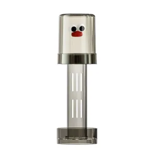Cute cartoon toothbrush holder rinsing cup set plastic wash storage organizer for bathroom home