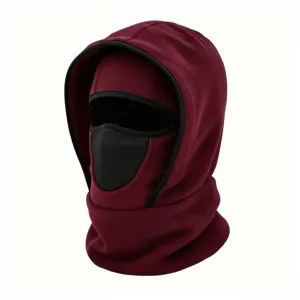 Χειμερινή ζεστή fleece μπαλακλάβα μάσκα προσώπου ποδηλασίας αντιανεμική κουκούλα σκι