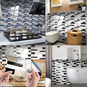 Waterdichte zelfklevende muurtegelstickers voor decoratie in keuken en badkamer