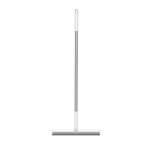 Multifunctional Stainless Steel Magic Broom Floor Wiper And Squeegee With Silicone Blade For Bathroom Home Cleaning