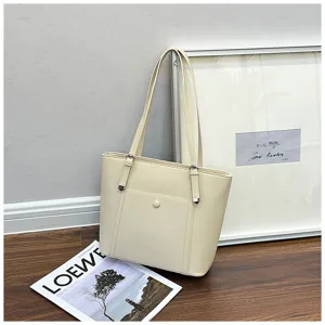 Casual Γυναικεία τσάντα tote από PU δέρμα, μεγάλη τσάντα ώμου για καθημερινή εργασία στο γραφείο.