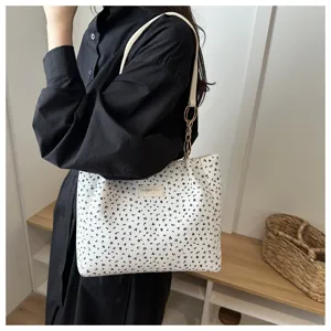 Blumenmuster Schultertasche für Damen, große Kapazität lässige Achseltasche Pendler Shopper.