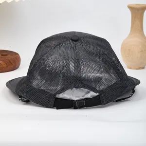 Outdoor solar charging fan mesh baseball cap for summer sun protection and hiking sports.