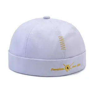 Unisex Retro Docker Cap Bestickte Baumwolle Fischerhut Lässige Streetwear Hip Hop Mütze