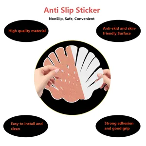 Bathroom anti slip sticker shell shaped bath mat safety non slip adhesive grip tape