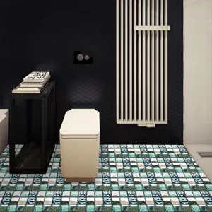 Mosaic floor sticker waterproof self adhesive tile sticker for home decor bathroom DIY decor