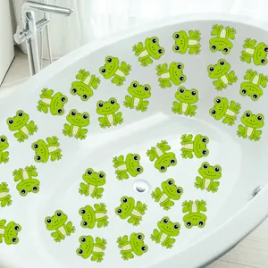 Frog anti-slip bathtub stickers, matte non-slip shower strips for bathroom safety.