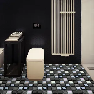 Waterproof mosaic tile sticker for home decor, creative self-adhesive floor wall decals.