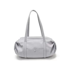 Fashionable Korean style shoulder handbag, large capacity nylon casual tote bag for women.