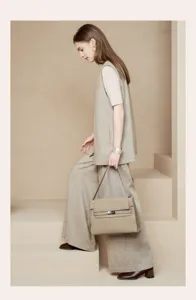 Retro Wildleder große Kapazität Damen Shopper Umhängetasche stilvolle Pendler Tasche.