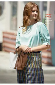 Genuine leather bucket bag top layer cowhide handbag elegant fashion women shoulder bag