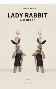 Mignon porte-clés en peluche de lapin, charm de sac en peluche douce, petit pendentif animal.