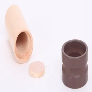 Montessori wooden sensory olfactory training toy cylinder detail part educational aid.