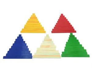 Montessori early education math counting educational toys colored blocks learning aids