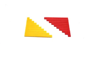 Montessori math educational toys colorful plastic counting blocks for children learning cognition.