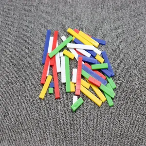 Montessori math counting rods colorful plastic early education educational toy for kids learning