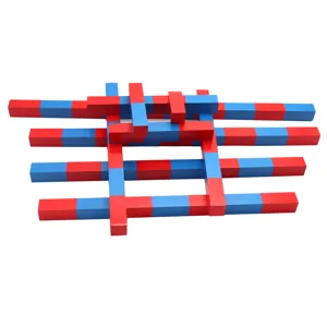 Montessori Math Rods Educational Wooden Counting Toys For Kids Early Learning Number Rods Preschool Teaching Aids