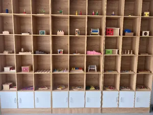Wooden early education montessori toys set for kids shape sorting and fine motor skills training