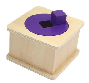 Holz Sortierspielzeug Baby Lernspielzeug Montessori Formensortierer Box frühe Bildung