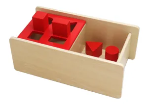 Montessori wooden shape sorting box educational toy for toddlers and baby early learning games
