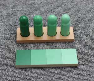 Montessori wooden color matching toy sensory learning color board for early childhood education