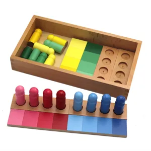Montessori Wooden Color Matching Toy Early Childhood Sensory Educational Learning Color Board Game Kids Wood Toys Gift