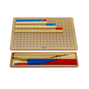Montessori wooden addition board math educational toy early learning calculation tool for kids